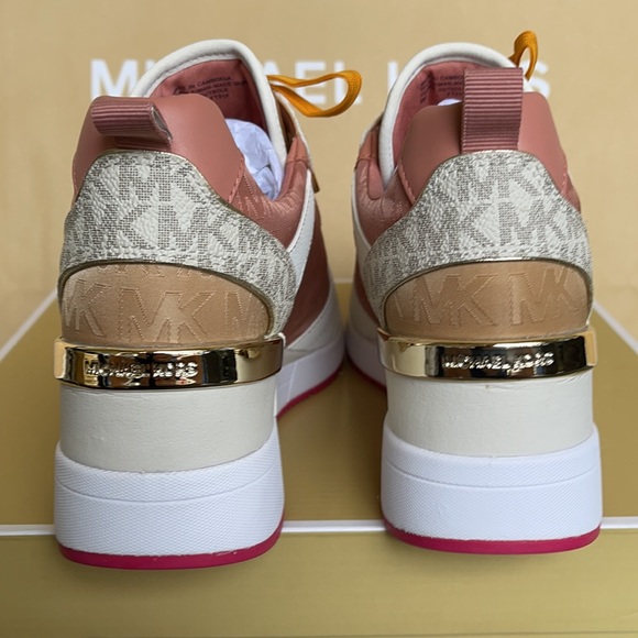Michael Kors Crista Trainer MK Outline Jacquard 49F1CRFS2Y SNST RS MLTI WMNS - Picture 14 of 16